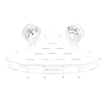 Bathroom Shower Shelf Storage Basket Waterproof Wall Mounted Organizer for Shampoo Conditioner Adhesive Plastic Shower Organizer