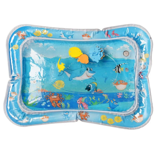 Almofada de Atividades Aquáticas Criativas para Bebês Tapete Inflável para Barriga para o Desenvolvimento Sensorial Brinquedos de Atividades Aquáticas para Bebês e Crianças Pequenas