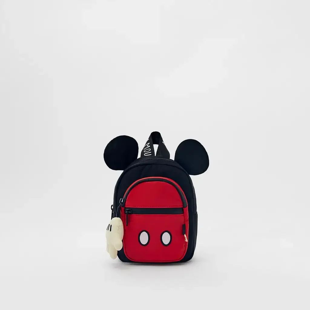 Disney's Red Mickey Mouse Children's Multifunctional Lightweight Primary School Student Backpack