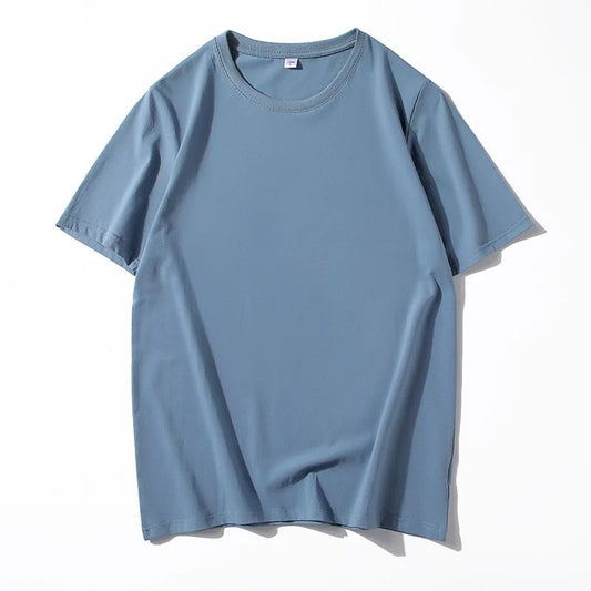 12 Color Oversized Heavyweight T Shirt for Men Summer Short Sleeve Tee 100% Cotton Plain Top Casual Men's Clothing