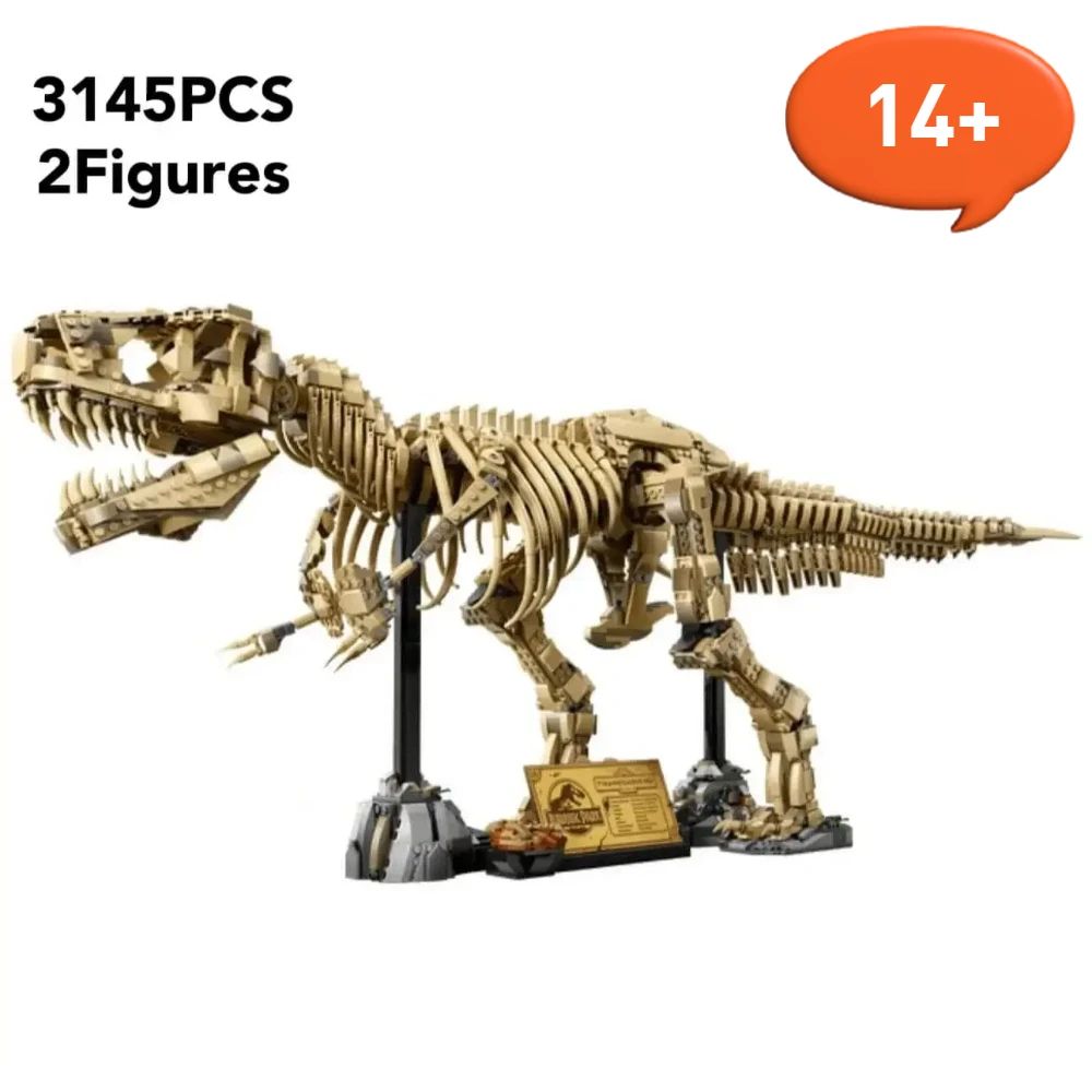 Creative 76968 Park Dinosaur World T-Rex Fossils Tyrannosaurus Rex Bricks Sets Boy Children Christmas Gifts