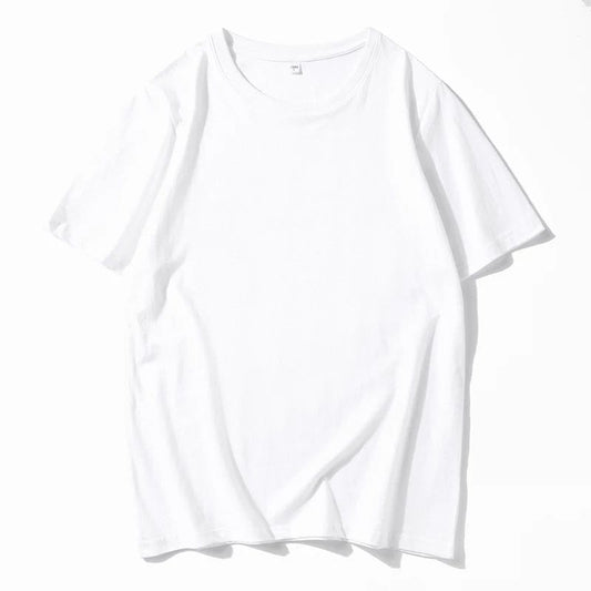 12 Color Oversized Heavyweight T Shirt for Men Summer Short Sleeve Tee 100% Cotton Plain Top Casual Men's Clothing