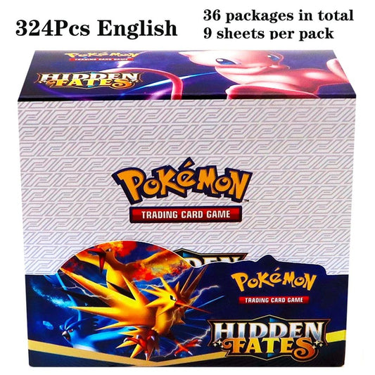 324Pcs/box Pokemon TCG: Sun & Moon Darkness Ablaze 36 Pack Booster Box Pokemon Card Game Collecting Toys Board Game Prismatic