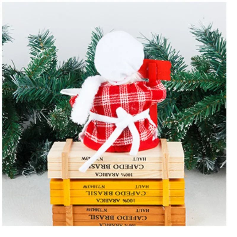 Chef Santa Claus Christmas Decorations Christmas Home Table Decoration Ornaments Old Man Doll Hanging Legs Sitting Chef Old Man