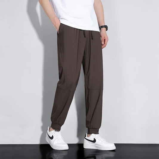 Men Summer Sweatpants Plus Size 8XL 9XL 10XL High Elastic Gym Joggers Large Size Quick Drying Running Fitness Pants Men Clothing