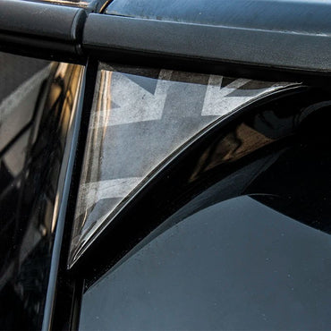 2Pcs Car Exterior Rear Back Trunk Tailfins Spoiler Wing 3D Sticker Decal Decor for BMW Mini Cooper F56 Car Styling Accessories