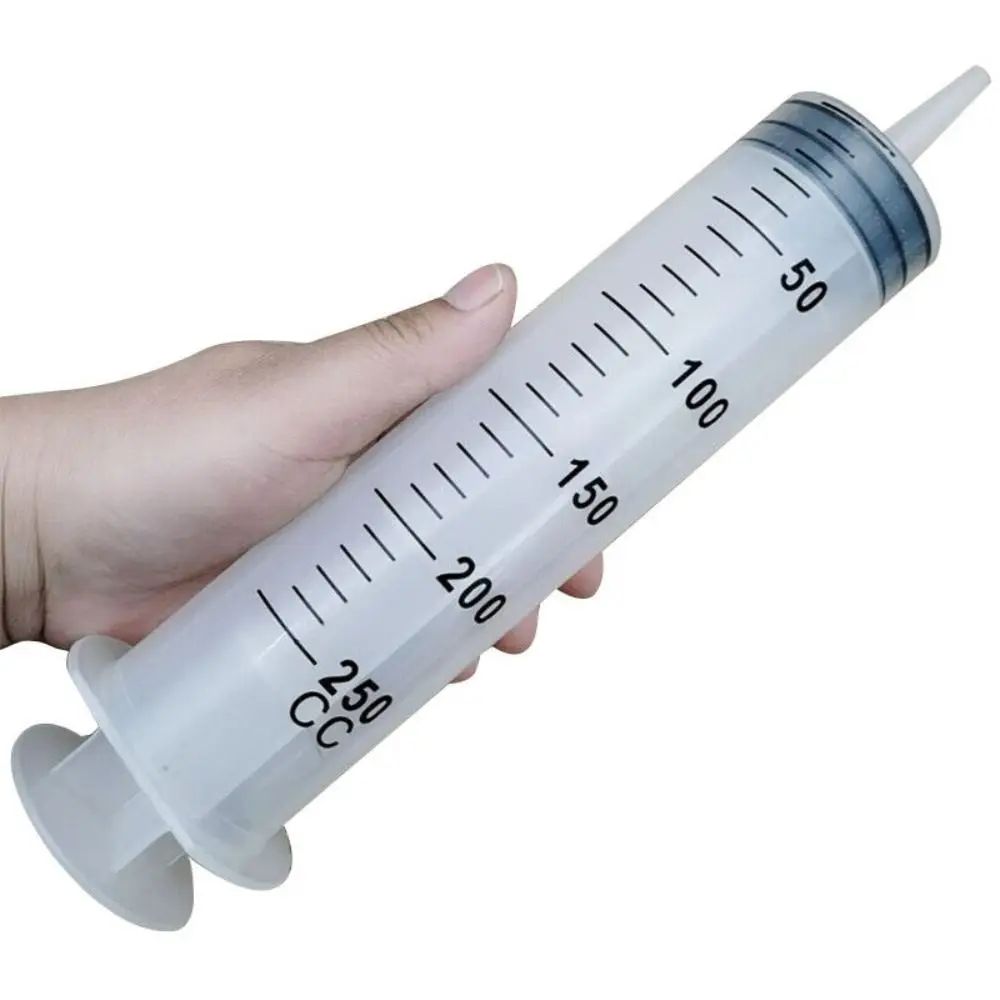1 seringa de grande capacidade de 150ml-500ml, bomba reutilizável, medição, tubo de 1,3m, alimentação, tinta, seringa grande, nutrientes hidropônicos