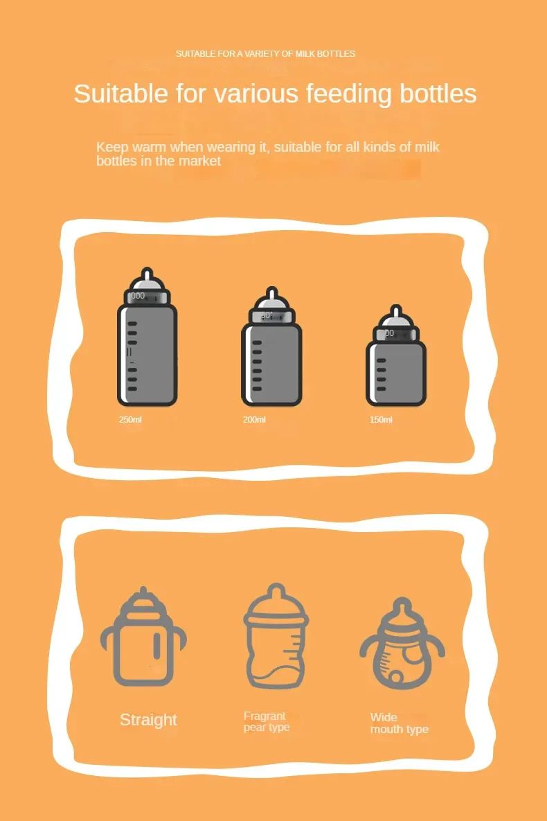 USB Milk Water Warmer Stroller Insulated Bag Baby Nursing Bottle Heater Safe Kids Supplies for Infant Outdoor Travel Accessories