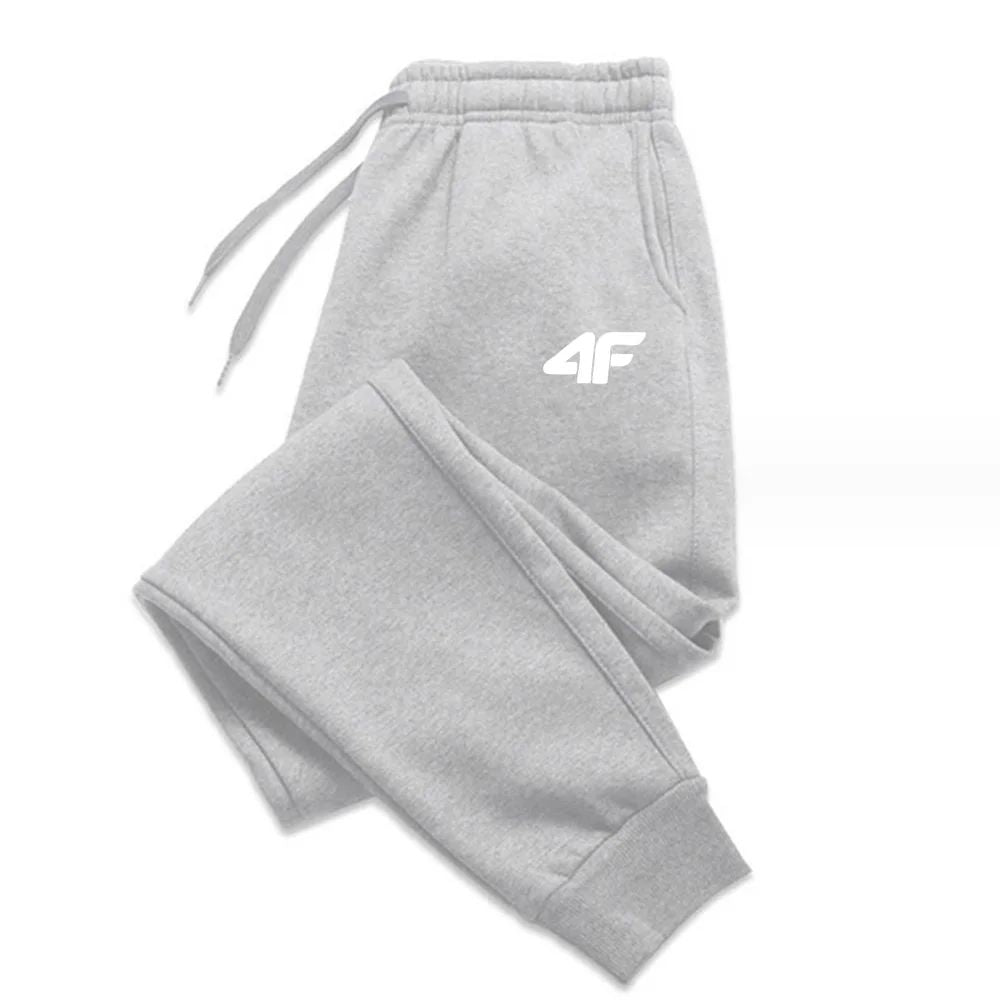 4F Men's Creativity Printed Jogging Pants, Fitness Joggers, Running Pants, Training Sport Trousers, Sportswear Sweatpants,