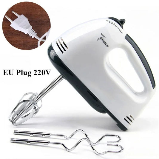Handheld 7 Speed Automatic Electric Mixer Multi Functional for Food Egg Cream Cake Dough Mixing Baking Kitchen Home Use