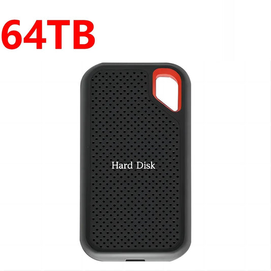 ?Brand+?Portable SSD 128TB High Speed Hard Drive 1TB Type-C Solid Disk USB3.1 External ssd Original Hard Disk for Loptop/PC/Mac