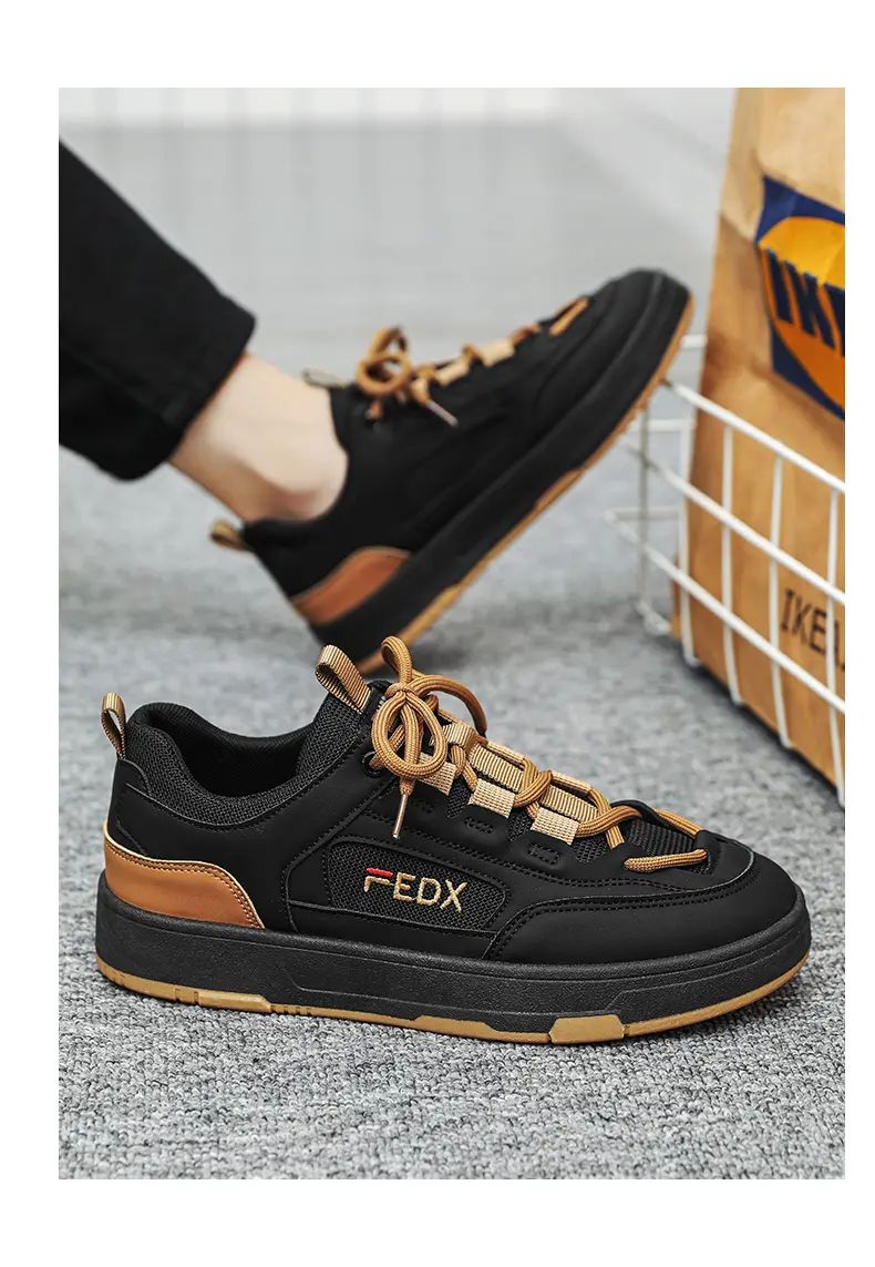 Bread Shoes for Men Trendy Board Shoes Niche Design Breathable Retro Chunky Sneakers Luxury Designer Male Casual Vulcanize Shoe