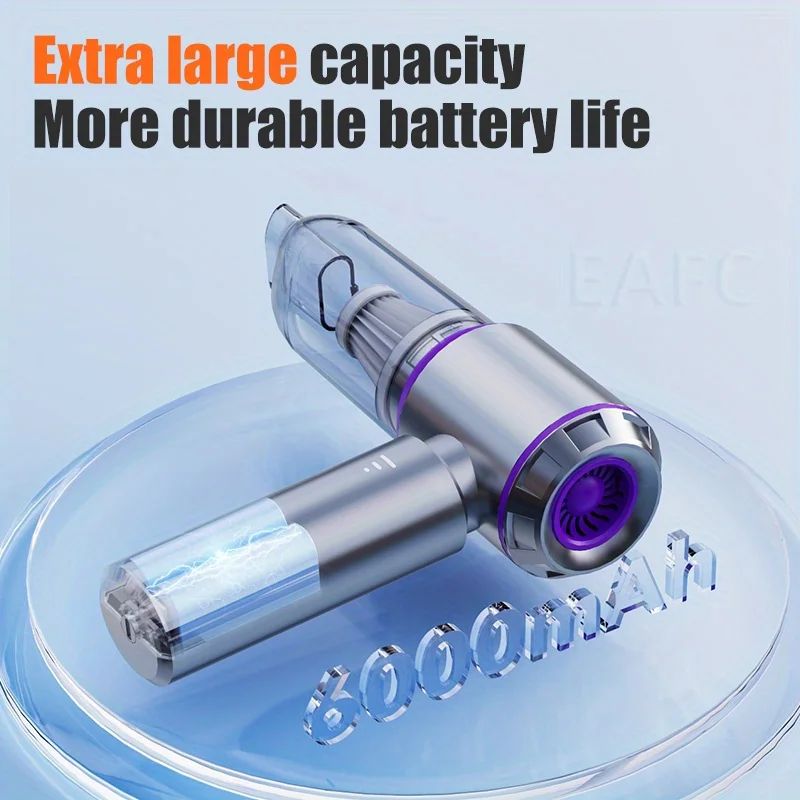 Portable Cordless Handheld Vacuum Cleaner 13000Pa Car Vacuum With Brushless Motor, 4 In 1 For Keyboard, Home, Pet And Car