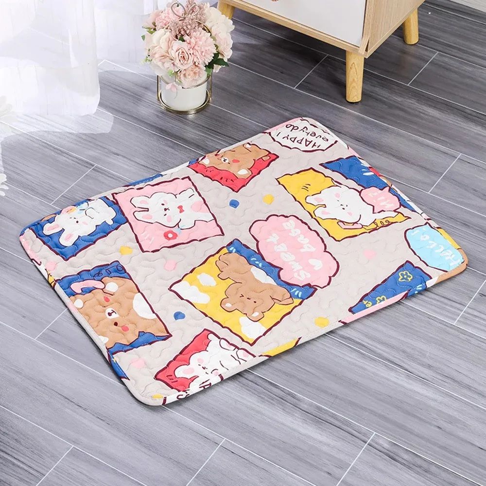 Tapete de Verão para Pets Cobertor Gelado à Prova de Umidade para Cães Almofada para Sofá e Chão Hipoalergênico para Gatos Capas de Cama para Pets Respiráveis