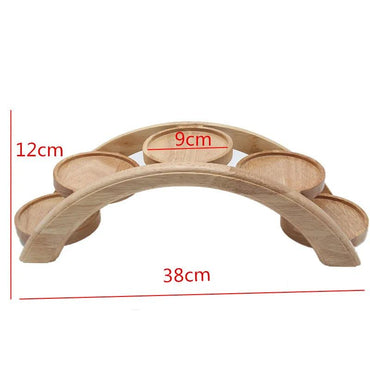 Hotpot arch bridge plate sushi bridge boat tableware Dessert wooden dim sum plate sushi tray japanese kitchen bento sushi plate