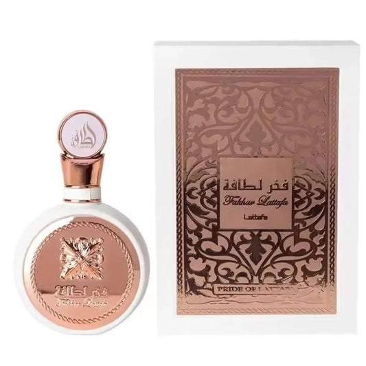 Desodorante Corporal Fakhar 100ML Spray Perfume Feminino Alta Qualidade Presente Árabe Fragrância Namoro Sedutor Duradouro Eau De Parfum Presentes