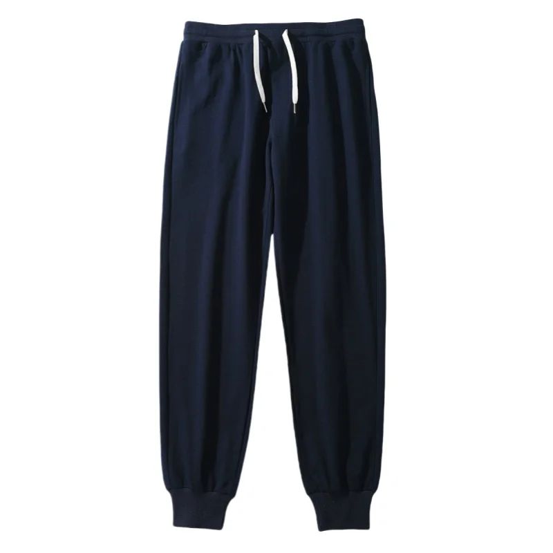 Men 100% Cotton Pants Elastic Gym Sweatpants Casual Jogging Trousers Sport Joggers Fitness Running Pants Man Clothing Streetwear