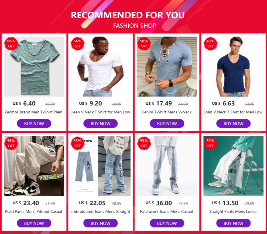 Zecmos Brand Men T-Shirt Plain Hip Hop Fashion Casual V Neck T Shirt Best Seller for Men Short Sleeve Man Top Tees
