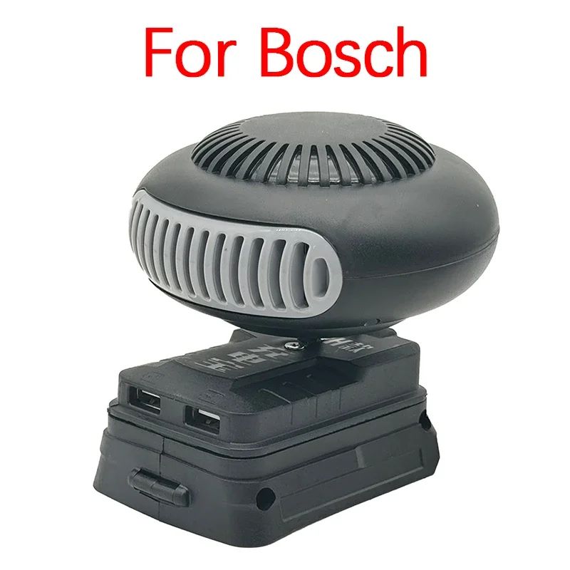 Portable Li-ion Battery Power Air Heater Blower Fan Heater Hot&Cold Wind Dual Mode for Makita for Bosch for DeWalt for Milwaukee