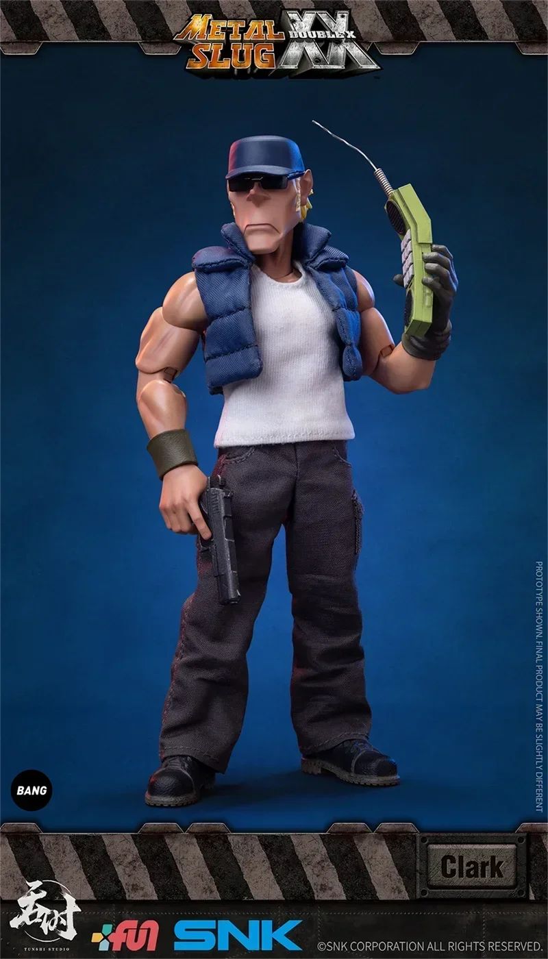 TUNSHI Studio Original SNK Model Official Metal Slug 3 Marco Tarma Clark Still RALF JONES Rebel Soldier 1/12 Boneco de Ação de Brinquedo