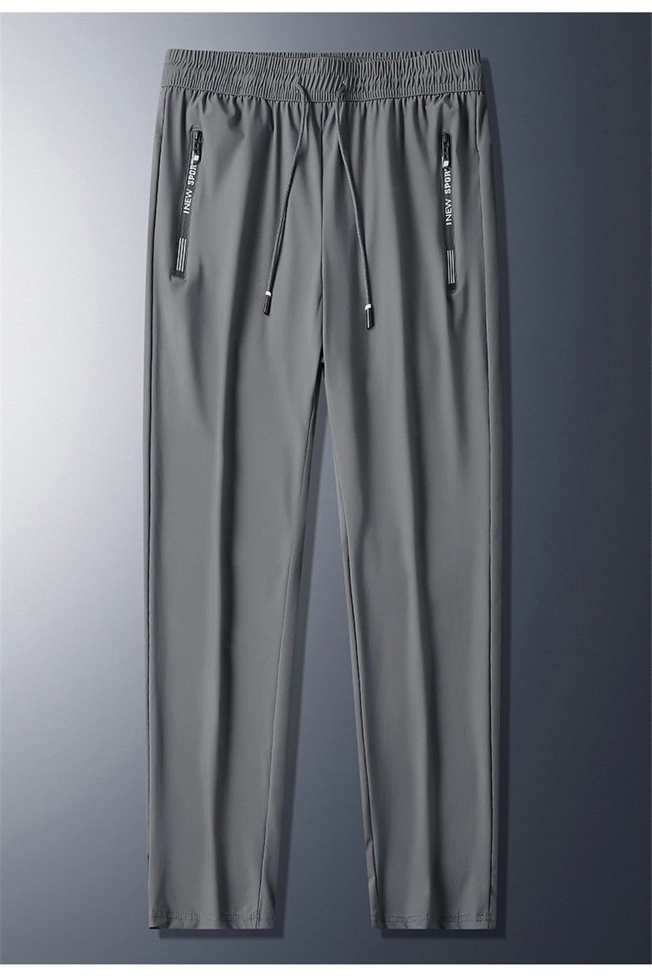 Summer Cool Pants Men 8XL Plus Szie Sweatpants Fashion Casual Stretch Pants Male Big Size 7XL 8XL Summer Trousers Black Grey
