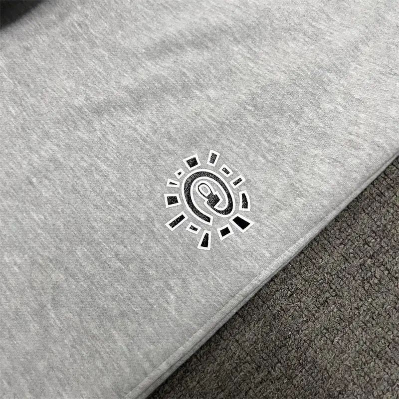 Vintage Graphic Print Streetwear Men Pants Fashion Hip Hop Joggers Men Clothing Casual Loose Buckle Feet Sweatpants Trousers