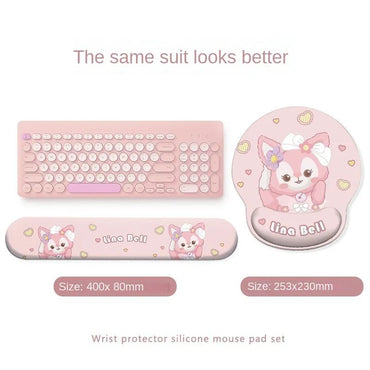 Gradient Mouse Pad Comfortable Wrist Support Non Slip Mice Mat Soft Mousepad Wrist Support Computer Silicone mouse pad