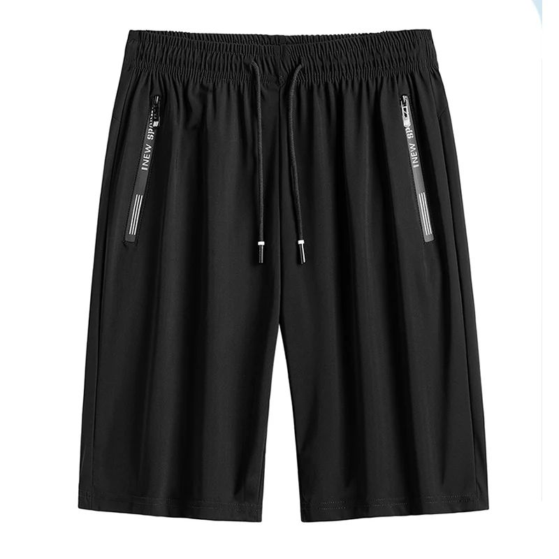 Men Plus Size Casual Shorts 6XL 7XL Big Size Gym Shorts Men Ice Silk Stretchy Summer Beach Short Pants Quick Dry Breathable