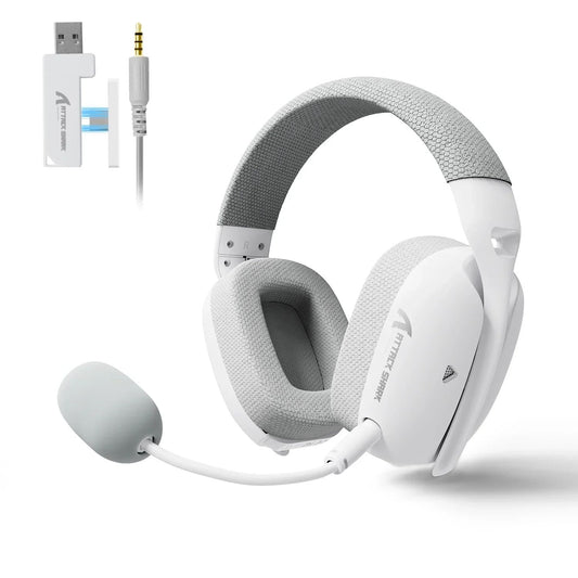 ATTACK SHARK L80PRO Low Latency Wireless Gaming Headset Tri-Mode Bluetooth Ultra-Light 40mm Drivers Headphone for PC PS5 Switch