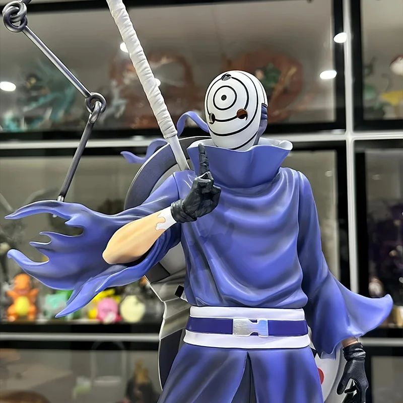 Novo Produto Popular Estatueta Naruto Postura em Pé Onda Gigante Uchiha Cabeça Dupla Modelo de Anime Decoração de Mesa Enfeite Presente