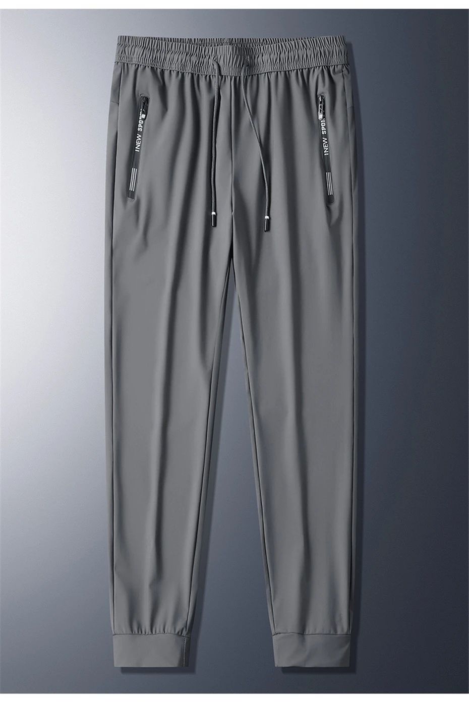 Summer Cool Pants Men 8XL Plus Szie Sweatpants Fashion Casual Stretch Pants Male Big Size 7XL 8XL Summer Trousers Black Grey