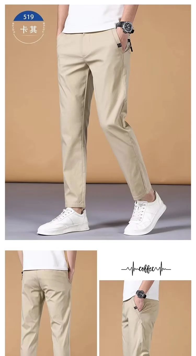 Fashion Men's Pants Summer Suit Pants Casual Korean Men's Pants Joggers Men Streetwear Casual Sports