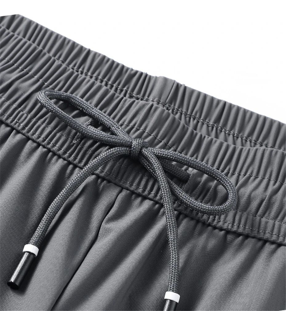 Summer Cool Pants Men 8XL Plus Szie Sweatpants Fashion Casual Stretch Pants Male Big Size 7XL 8XL Summer Trousers Black Grey