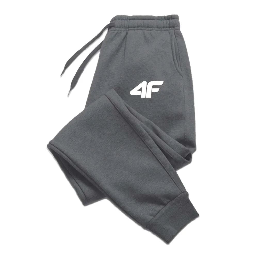 4F Men's Creativity Printed Jogging Pants, Fitness Joggers, Running Pants, Training Sport Trousers, Sportswear Sweatpants,