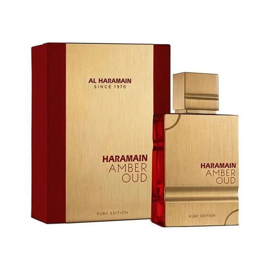 Al Haramain Amber Oud Ruby Edition Eau de Parfum Spray for Unisex 60ml Original Arab Perfumes Noble Lasting Pheromones Perfume