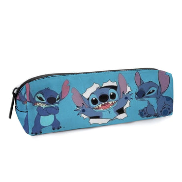 Anime Pencil Case Kawaii Stitch Print Pen Bag Cartoon Students Storage Bag Pen Set School Stationery Christmas Gift for Kids