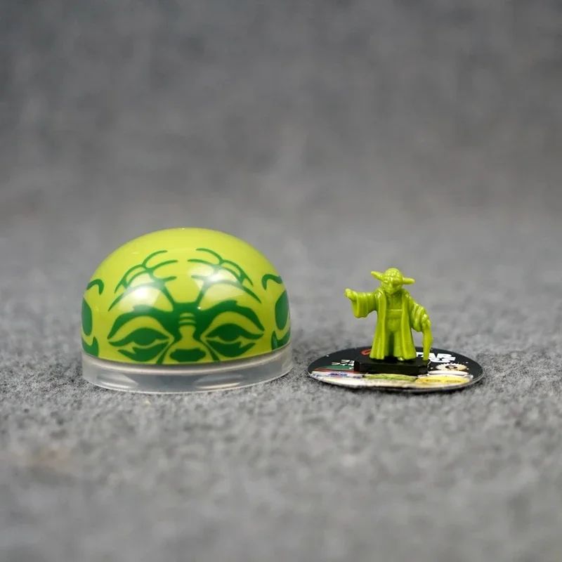 Cápsula Star Wars Darth Vader Stormtrooper Imperial Yoda R2-D2 C-3PO Bonecos de Ação Enfeites de Mesa Brinquedos Colecionáveis Presentes