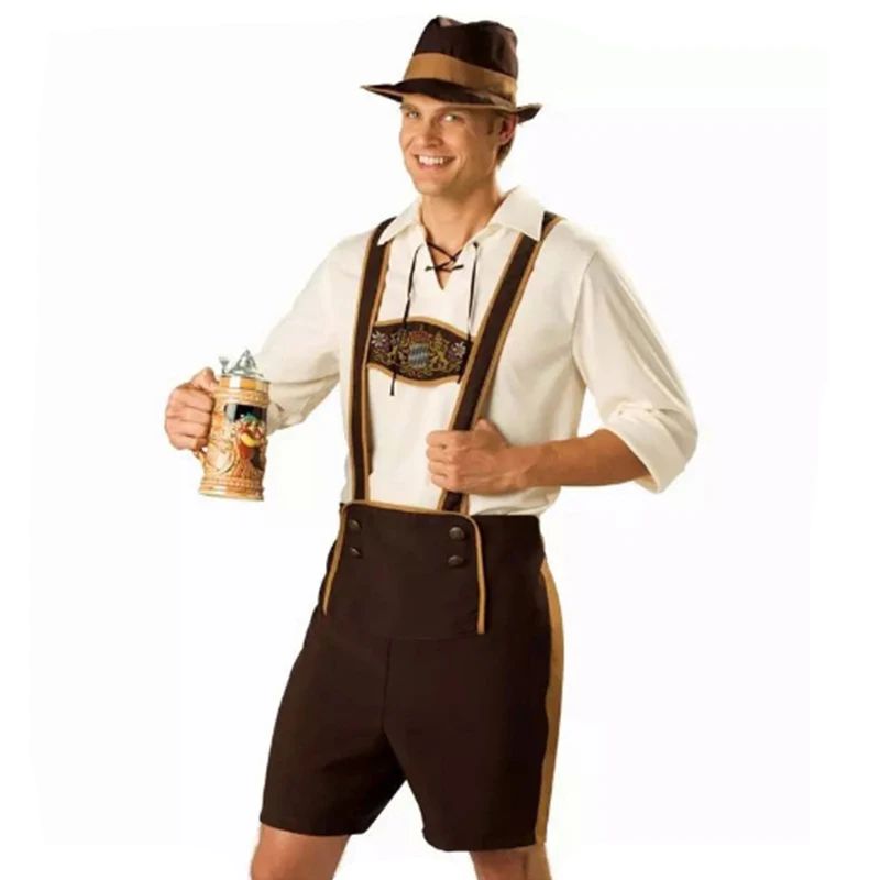 Couples Oktoberfest Costume Parade Tavern Bartender Waitress Outfit Cosplay Halloween Carnival Party Fancy Dress