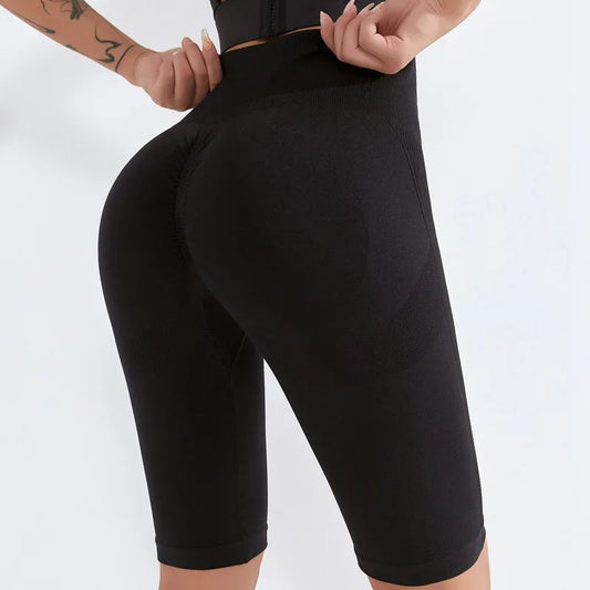 Sports Shorts Yoga Short Women Seamless Fitness Pants High Waist Gym Scanties Sportswear Female Workout Running Breechcloth New