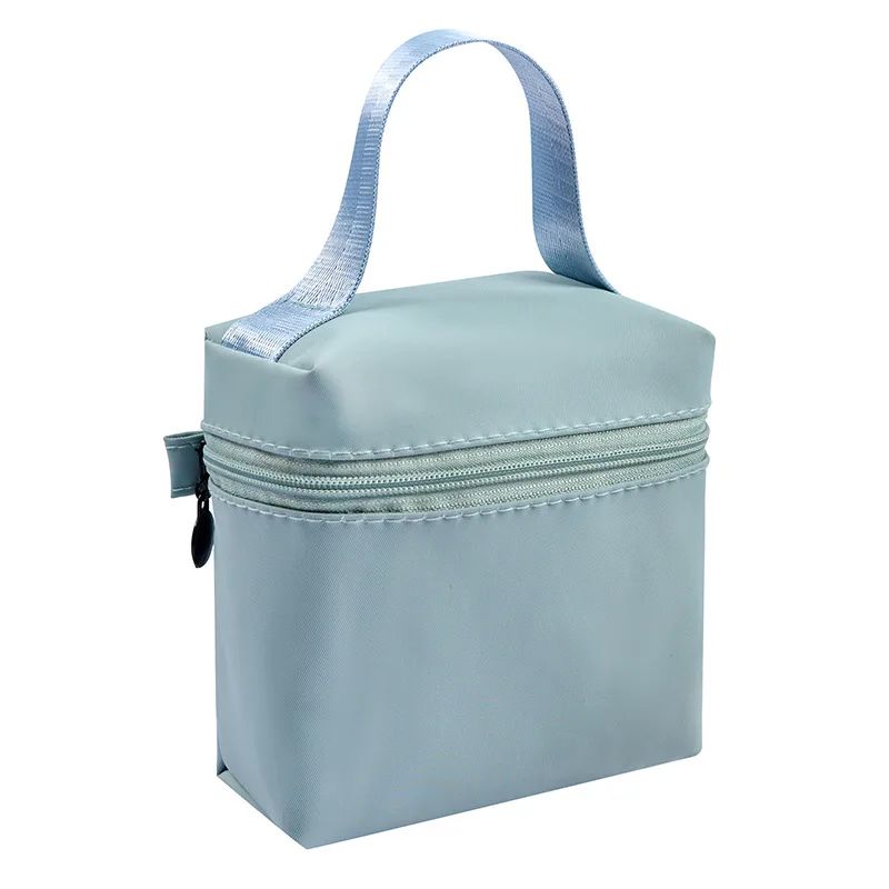 Top selling high-end portable waterproof handle makeup bag, lipstick storage bag, headphone pouch, mini menstrual towel bag