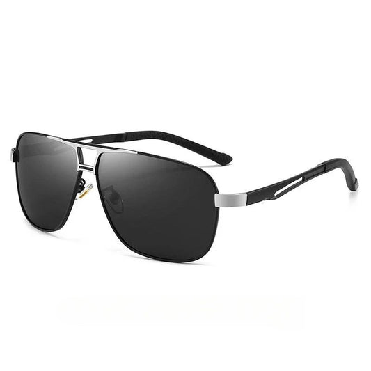 1PC Top Aluminum Magnesium Square Polarized Photochromic Sunglasses Men Sun Glasses Safety Driving Oculos De Sol Masculino