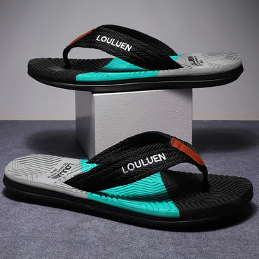 Men Flip Flops Summer Beach Slippers Fashion Breathable Casual Beach Men Slippers Summer Outdoor
