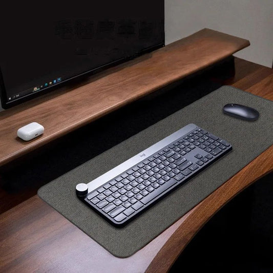 Mousepad Extra Grande de Borracha de Algodão e Linho XXL, Mousepad Gamer, Tapete de Mesa Grande para Jogos, Tapete de Teclado, Tapete de Mesa de Computador