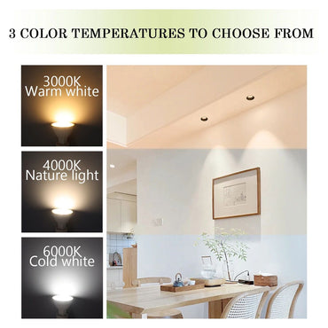 10PCS MR16 LED Spotlight Bulb GU5.3 Lampada AC 110V 220V 12V Bulbs Spot Light Replace The 50W Halogen Lamp Home Direction