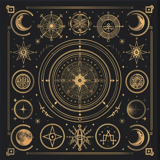 Suede Velvet Tarot Tablecloth Rune Divination Altar Tarot Patch Table Cover For Magicians Daily Board Games Card Pad