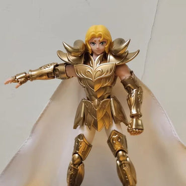 New Genuine BLOKEES Gold Saint Seiya Sagittarius Seiya Pegasus Aiolos Tenma Pegasus Action Figure Toy Assembly Figure Toy Gift
