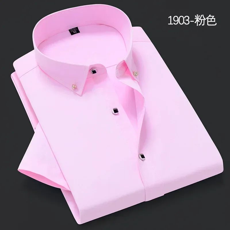 New Men's White Shirt Korean High End Version Free Shipping Popular Clothes Short Sleeve Long Sleeve Casual Suit Bottom Shirts