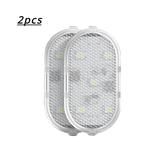Mini LED Reading Lamp with Finger Touch Sensor - Car Roof Dome Light & USB Charging Atmosphere Lamp