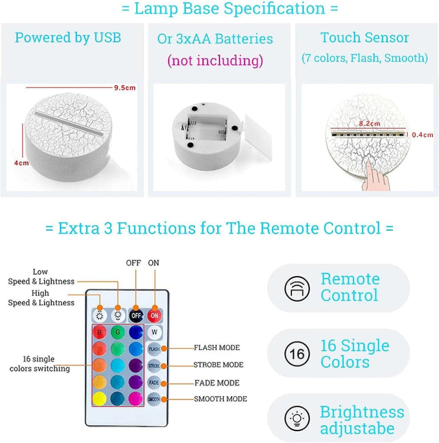 3D LED Gaming Party Setup Lamp Gaming Room Lamp Decoration USB Powered Night Light Table Lamp For Bedroom Decor Christmas Lights