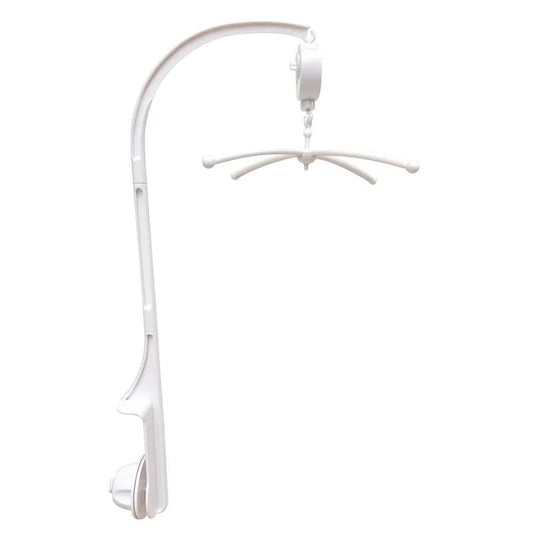 White Baby Crib Mobile Bed Bell Toys Holder Infant Toy Arm Bracket Wind-up Music Box Baby Toys Carousel Rattles Bracket Set Bébé